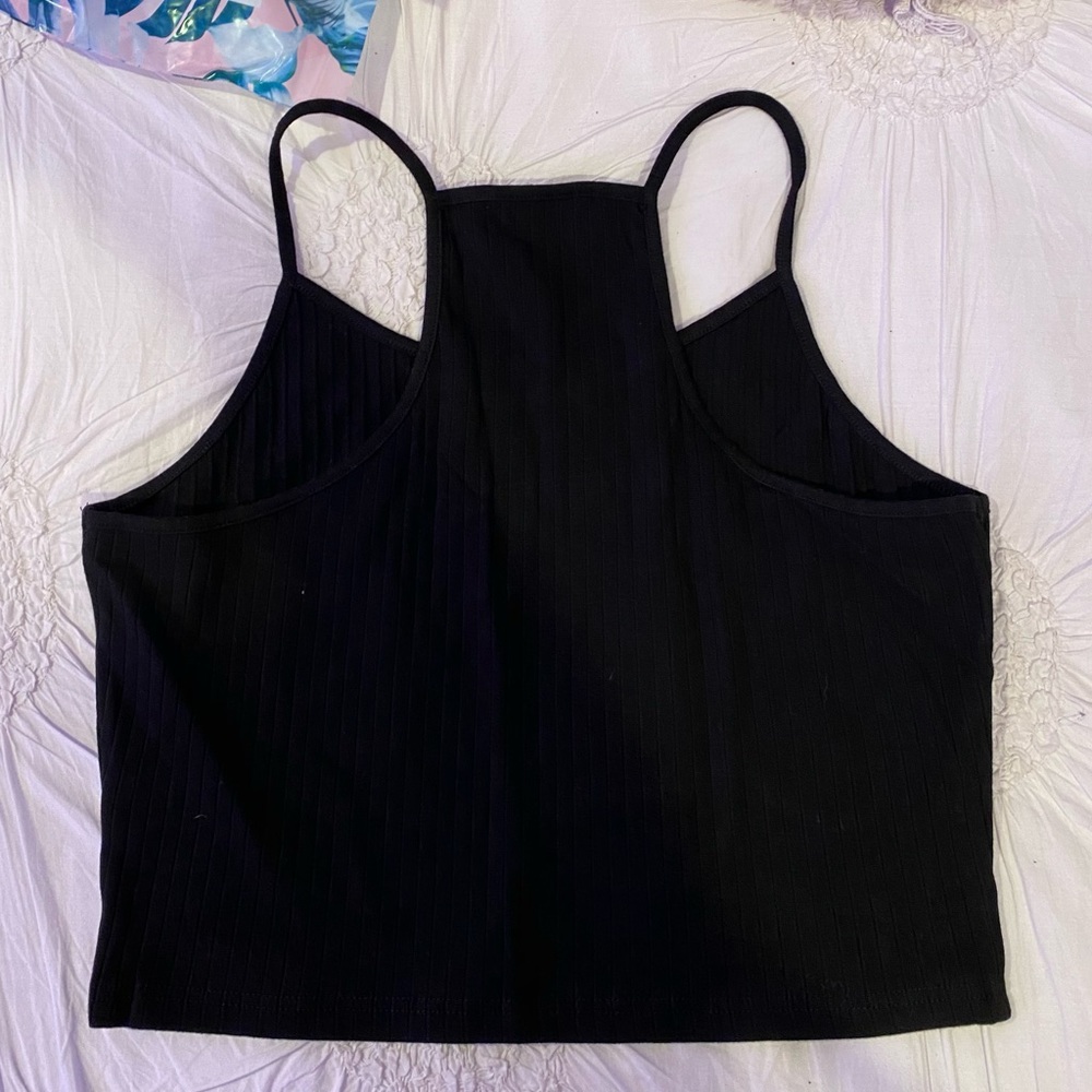 Solid Rib-Knit Cami Top - Picture 3 of 4